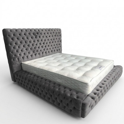 Moderne Stijlvolle Chesterfield Bed Slaapkamer Bedden Textiel Meubels