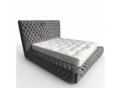 Moderne Stijlvolle Chesterfield Bed Slaapkamer Bedden Textiel Meubels