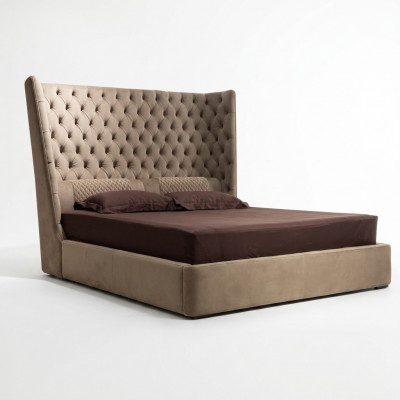 Engels Groot Chesterfield Tweepersoonsbed Designer Hotel Fluweelmeubels