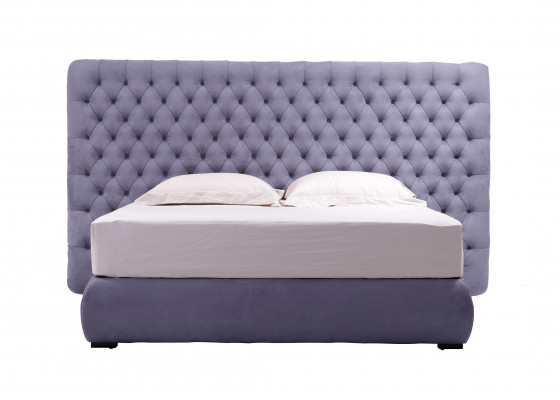 Bedbekleding Ontwerp Luxe Tweepersoons Hotelbedden Kamer Chesterfield Grijs Fluweel Nieuw