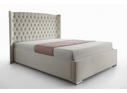 Chesterfield bedontwerp slaapkamer Engelse bedden 180x200 cm textiel bekleding