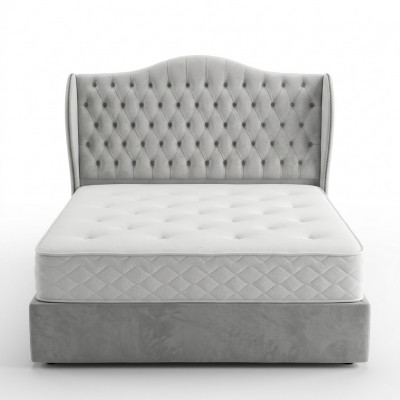 Chesterfield Bed Design Slaapkamer Engelse Bedden 180x200 cm Textiel Bekleding