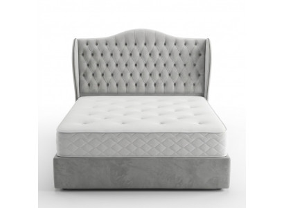 Chesterfield Bed Design Slaapkamer Engelse Bedden 180x200 cm Textiel Bekleding