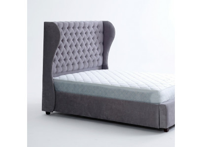 Chesterfield designer bed slaapkamer textiel leer gestoffeerd 140/160/180/200cm