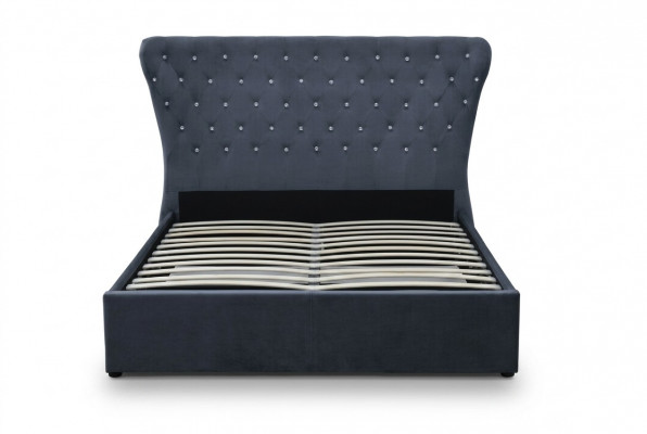 Chesterfield bed ontwerp slaapkamer Engelse bedden textiel bekleding
