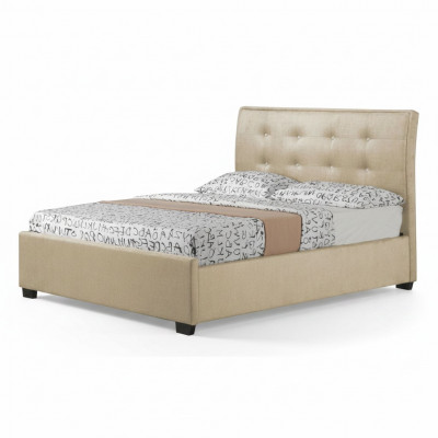 Chesterfield Design gestoffeerd Engels bed Grijs Bedden 160/180x200 cm Tweepersoonsbed
