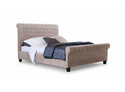 Chesterfield Design Velvet Bed Luxe Textile Beds Slaapkamer Dubbel 160x200cm
