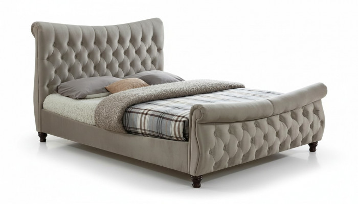 Zwarte Chesterfield Hotel Tweepersoonsbed Slaapkamer Meubels Luxebekleding