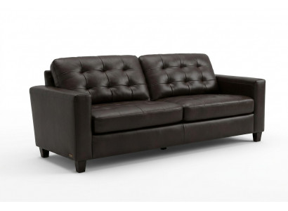 Chesterfield 3-zitsbank Lederen sofa Bankstel Bekleding Zitmeubel 3-zitsbanken Nieuw