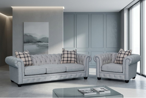 Chesterfield bankstel bank bank bekleding 3+1 zits bank leer banken textiel nieuw  Chesterfield bankstel bank bank bekleding 3+1 zits bank leer banken textiel nieuw
