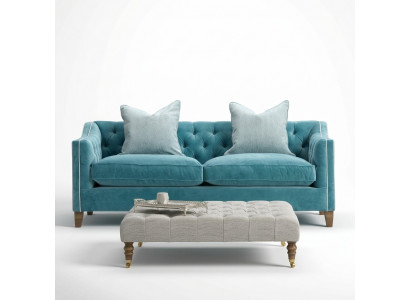 Chesterfield Bank 2-zits Gestoffeerde Designer Banken Sofa Tweezitsbank