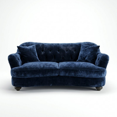 Zitbank Luxe Textiel Chesterfield Bank Bankstellen Bekleding 3-zits Banken Stof Nieuw