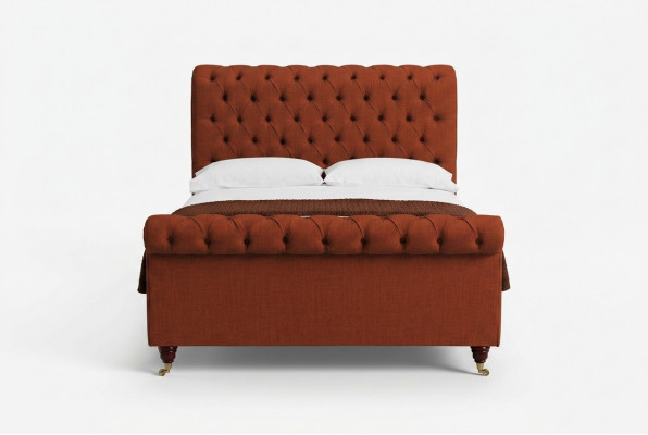 Chesterfield rood bed chique Chesterfield tweepersoonsbed Designer meubelen