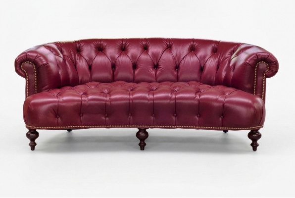 Ontwerper Chesterfield driezitsbank Roze bank Luxe ontwerp