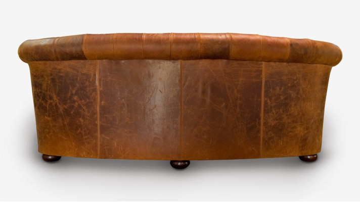 Chesterfield Leren Bekleding Design Bank Luxe Bank Klassieke Bank 3-Zits Nieuw