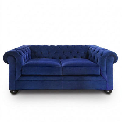 Chesterfield Luxe Bank Bank Bekleding Zit Leer Garnituur 2+1 Zits Banken Nieuw