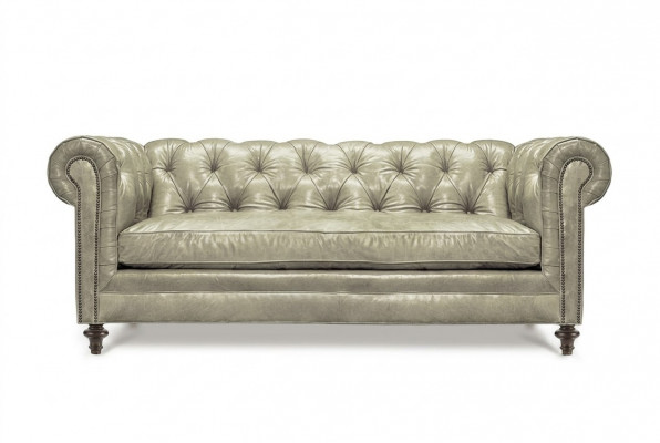 Chesterfield Luxe Sofa Bank Bekleding Zitbank Lederen Set 3-2-1 Zits Banken Nieuw