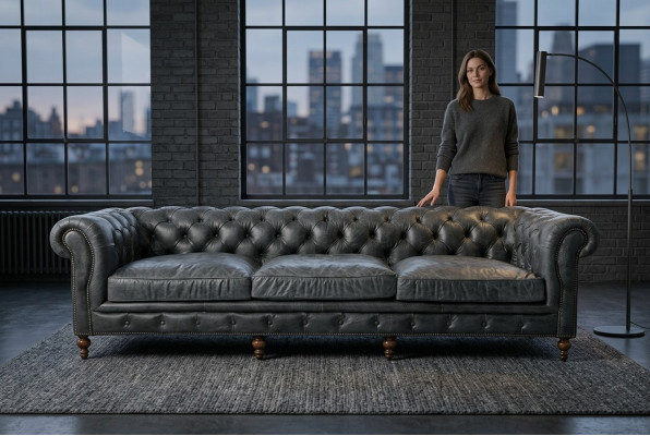Chesterfield bankstel bank bank bekleding 321 zits lederen bankstellen  Chesterfield bankstel bank met bekleding van 321 zits lederen bankstellen