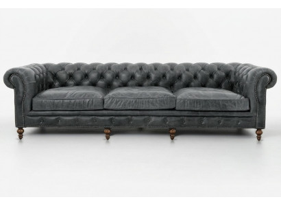 Chesterfield bankstel bank bank bekleding 321 zits lederen bankstellen  Chesterfield bankstel bank met bekleding van 321 zits lederen bankstellen