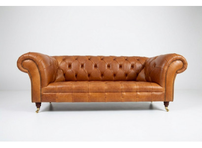 Chesterfield Bank Fluweel Driepersoons Design Bankstellen Banken Fluweel 220cm.