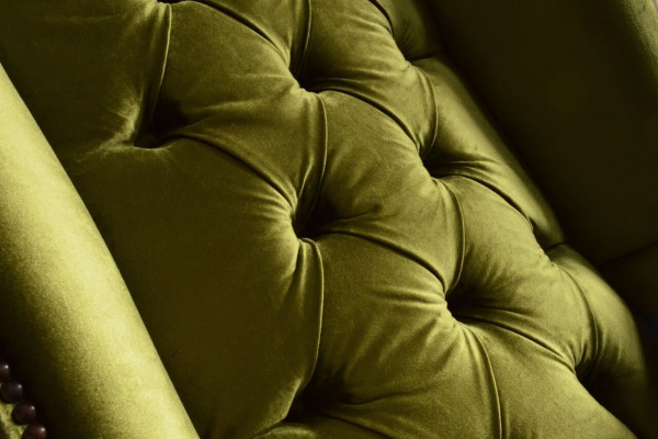 Lounge Oor Fauteuil Club Designer Meubels Televisie Sofa Stoel Fluwelen Bekleding Zit Nieuw