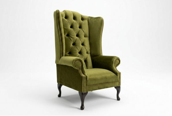 Lounge Oor Fauteuil Club Designer Meubels Televisie Sofa Stoel Fluwelen Bekleding Zit Nieuw