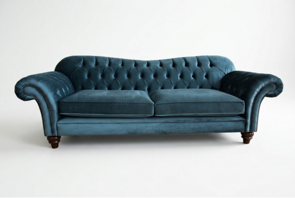 Chesterfield 4-zits bank gestoffeerd textiel banken woonkamer bank
