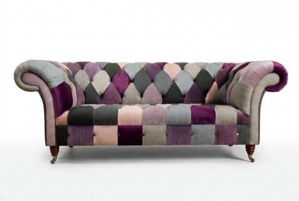 Chesterfield bankstel 3-zits gestoffeerde designer banken banken set driezitter