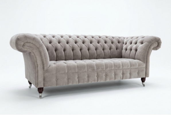 Chesterfield 3-zitsbank Bekleding Banken Zitkamer Sofa Driezitter Nieuw