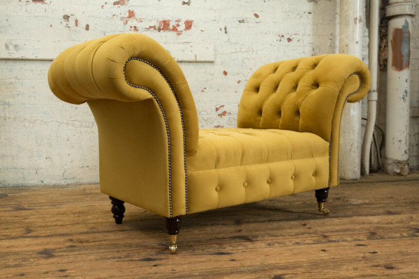 Chesterfield Sofa 1,5 ZITTER Bekleding Designer Banken Sofa's Set Bank Zitting