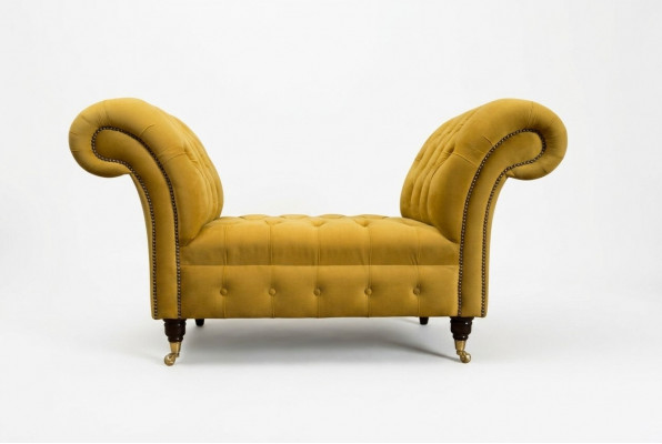 Chesterfield Sofa 1,5 ZITTER Bekleding Designer Banken Sofa's Set Bank Zitting