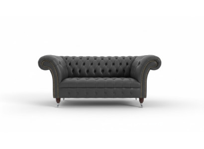 Chesterfield 2-zitsbank Leren Sofa Bankbekleding Zitmeubel Tweezitter Nieuw