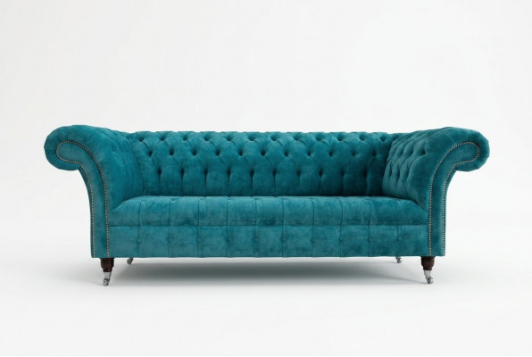 Chesterfield Originele Bank Bank Textiel Banken Bekleding Stof Nieuw
