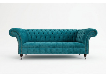 Chesterfield Originele Bank Bank Textiel Banken Bekleding Stof Nieuw