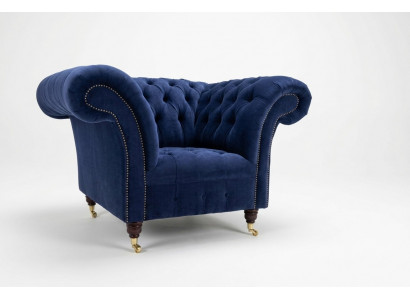 Sessel Design Bank Sofa Zitplaatsen Fluweel Lounge Club Bekleding Luxe Oor Zit Relax