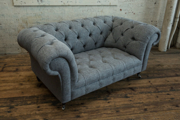 Luxe 2-zitsbank Bekledingsbank Lederen Stoffen Banken Chesterfield Meubelset Nieuw