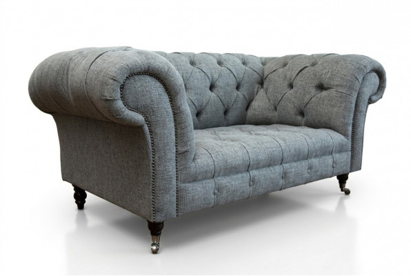 Luxe 2-zitsbank Bekledingsbank Lederen Stoffen Banken Chesterfield Meubelset Nieuw