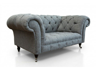 Luxe 2-zitsbank Bekledingsbank Lederen Stoffen Banken Chesterfield Meubelset Nieuw