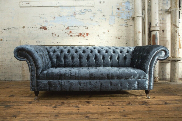 Woonkamer Chesterfield bank bank ontwerp textiel bank bank banken driezits grijs
