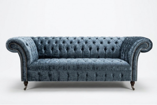 Woonkamer Chesterfield bank bank ontwerp textiel bank bank banken driezits grijs