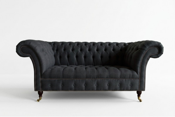 Textiele Sofa Stof Bank Chesterfield grote sofa’s XXL Zit Kussen 185cm banken