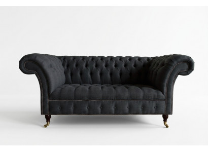 Textiele Sofa Stof Bank Chesterfield grote sofa’s XXL Zit Kussen 185cm banken