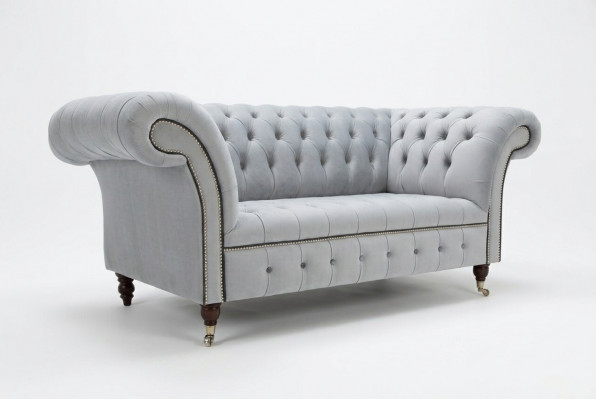 Textiel Sofa Stof Bank Chesterfield grote sofa's xxl banken Zitting Kussen 185cm