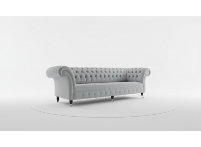 Textielbankstoffencouch Chesterfield grote banken xxl banken zitkussens 265cm