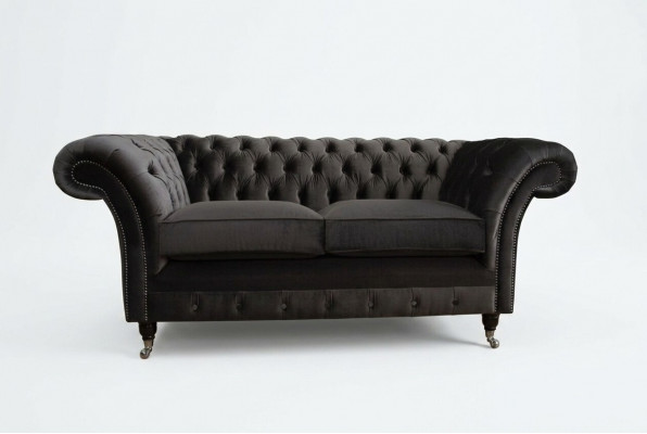 Chesterfield Sofa 2-Zits Bekleding Design Banken Sofa Set NIEUW Tweezits