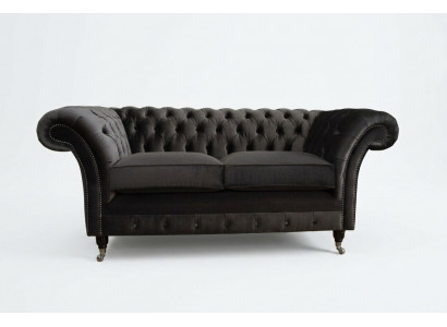 Chesterfield Sofa 2-Zits Bekleding Design Banken Sofa Set NIEUW Tweezits