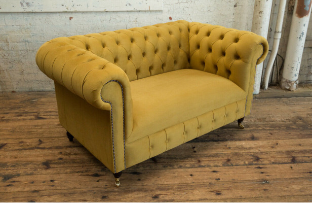 Sofa 2-zits design banken bekleding moderne zitstof textiel tweezitter nieuw