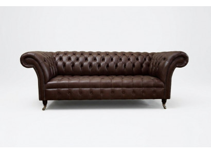 Bruine Chesterfield bank Luxe bank Designer bankstellen