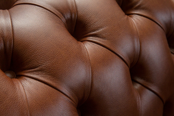 Chesterfield fauteuil televisie bank 1-zits sofa stof bekleed nieuw textiel banken