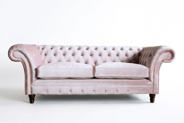 Chesterfield 3-zits design slaapbank bankstel bekleding banken textiel driezitter